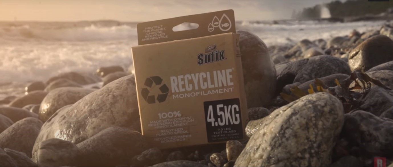 La première ligne de pêche 100% recyclée au monde – Monofilament Sufix Recycline Vert