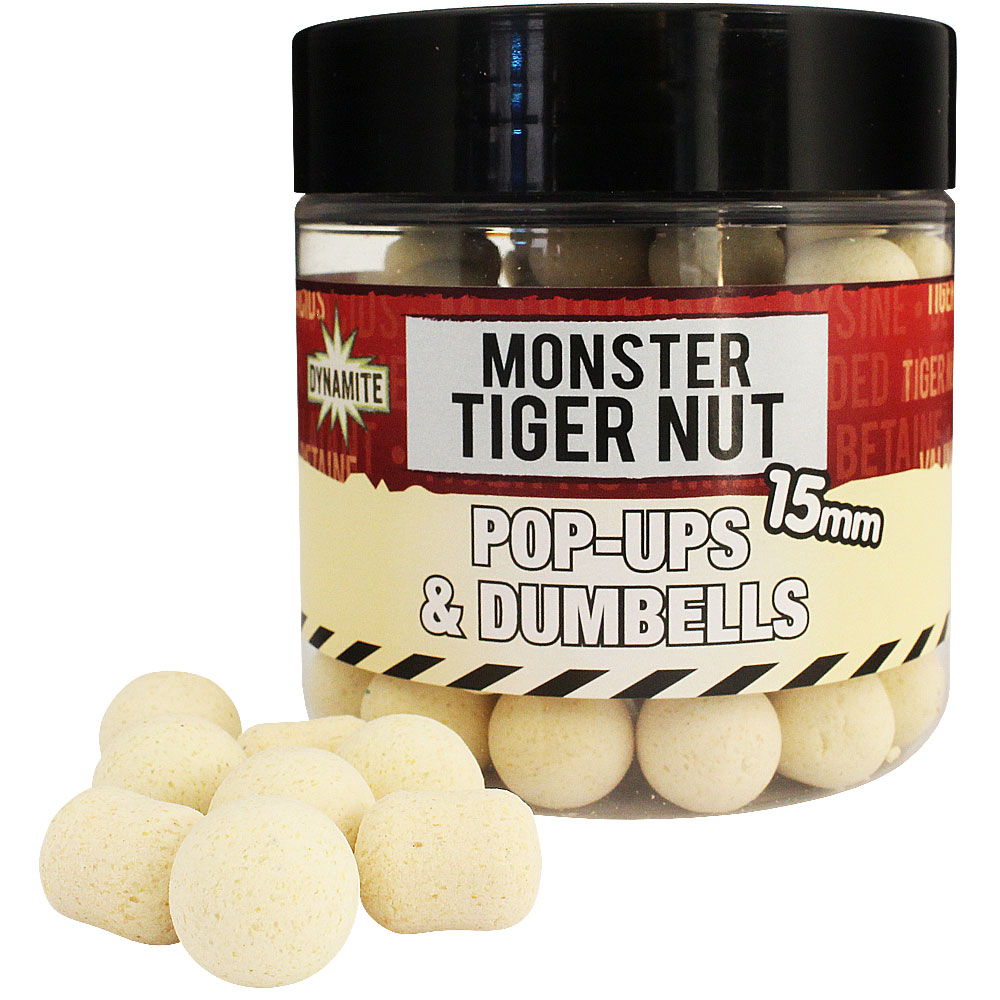 Dynamite Fluro Pop-ups & Dumbells Monster Tigernut White 15mm