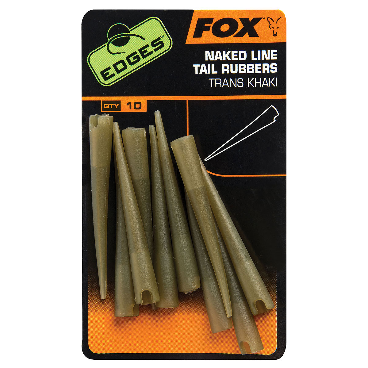 Fox Edges Naked Line Tail Rubbers