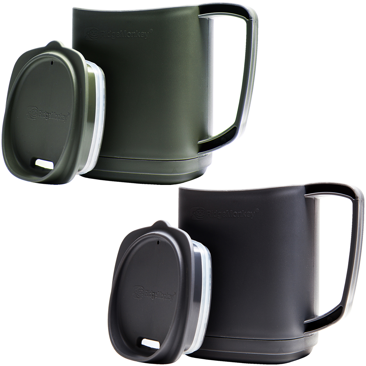 RidgeMonkey Thermo Mug Green and Grey