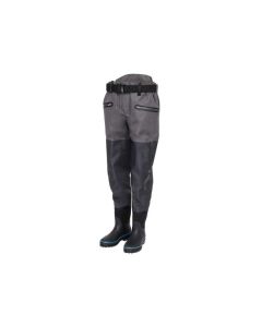 Wader Kinetic X5 Boot Foot Waist-High Waders - Boulder Grey