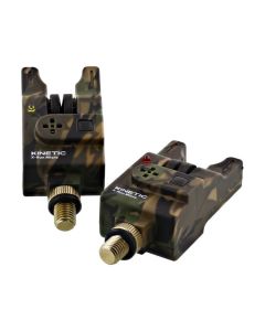 Détecteur de Touche Kinetic X-Run Camo Micro Bite Alarms x2 - Red & Yellow