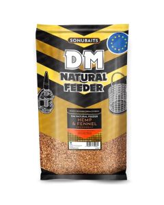 Amorce Sonubaits DM Natural Feeder Groundbait Hemp & Fennel 1kg