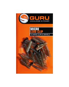 Guru Micro Lead Clip inc Swivels & tail Rubbers