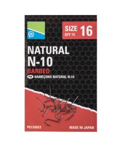 Preston Natural N-10 Barbed Hooks