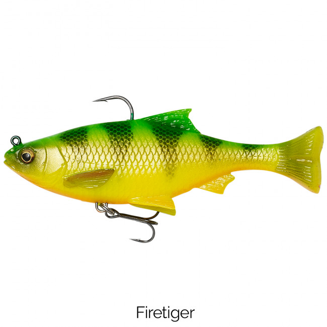 Leurre Savage Gear 3D Pulse Tail Gardon 10cm Firetiger