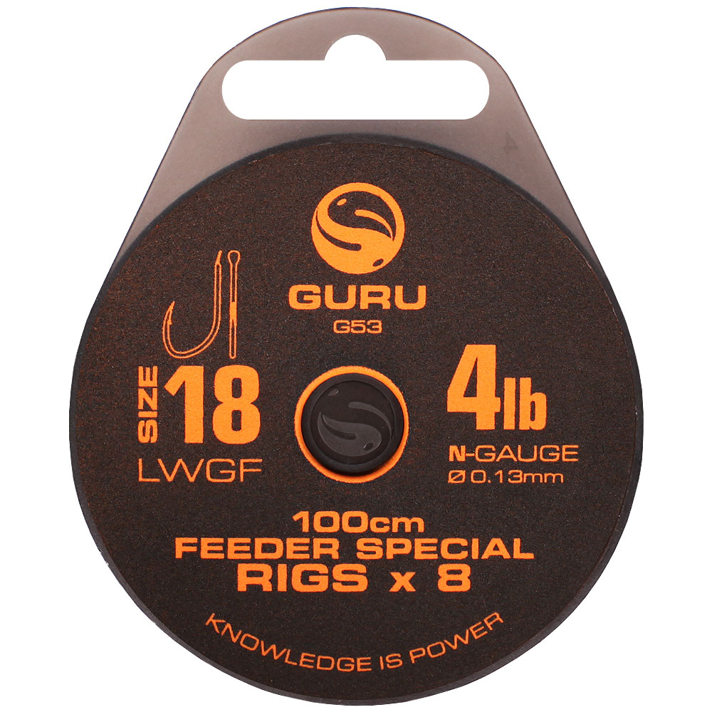 Guru LWGF Feeder Rig 18 to 4lb