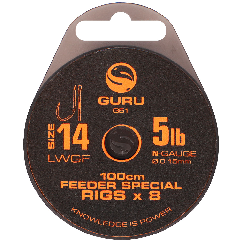 Guru LWGF Feeder Rig 14 to 5lb