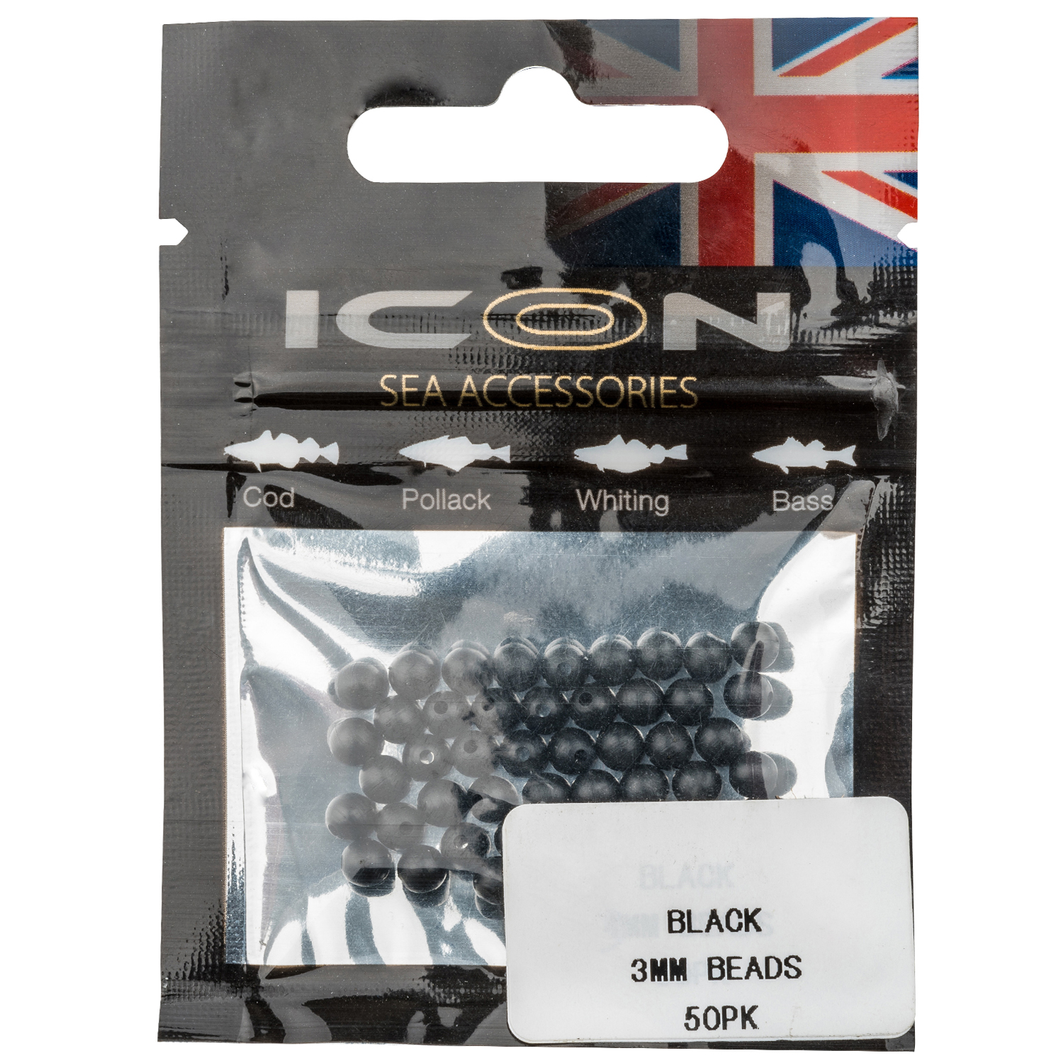 Icon Black Beads